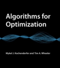 Image for Algorithms for optimization