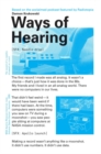 Image for Ways of hearing