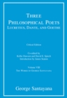 Image for Three philosophical poets: Lucretius, Dante, and Goethe : volume 8
