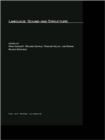 Image for Language Sound and Structure