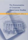 Image for The Econometrics of Corporate Governance Studies