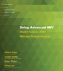 Image for Using advanced MPI  : modern features of the message-passing interface