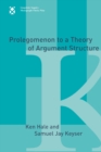 Image for Prolegomenon to a Theory of Argument Structure