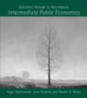Image for Solutions manual to accompany Intermediate public economics