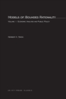Image for Models of Bounded Rationality : Economic Analysis and Public Policy