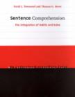 Image for Sentence comprehension  : the integration of habits and rules
