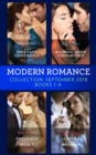 Image for Modern Romance September 2018 Books 1-4