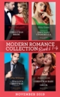 Image for Modern Romance November 2019 Books 1-4 : His Contract Christmas Bride (Conveniently Wed!) / Confessions of a Pregnant Cinderella / The Italian&#39;s Christmas Proposition / Christmas Baby for the Greek