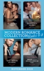 Image for Modern Romance November 2019 Books 5-8 : Claiming My Hidden Son (The Notorious Greek Billionaires) / Unwrapping the Innocent&#39;s Secret / Bound by Their Nine-Month Scandal / Bride Behind the Billion-Dol