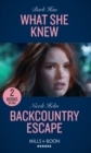 Image for What She Knew / Backcountry Escape