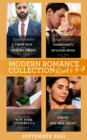 Image for Modern Romance September 2021 Books 5-8 : Crowned for His Desert Twins / Forbidden to Her Spanish Boss / Redeemed by His New York Cinderella / Proof of Their One Hot Night