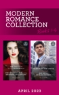 Image for Modern Romance April 2023 Books 1-4 : The Italian&#39;s Innocent Cinderella / The Housekeeper and the Brooding Billionaire / Virgin&#39;s Night with the Greek / Bound by a Sicilian Secret