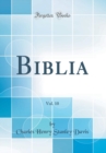 Image for Biblia, Vol. 10 (Classic Reprint)