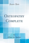 Image for Osteopathy Complete (Classic Reprint)