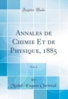Image for Annales de Chimie Et de Physique, 1885, Vol. 6 (Classic Reprint)