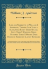 Image for Life and Narrative of William J. Anderson, Twenty-Four Years a Slave; Sold Eight Times! In Jail Sixty Times!! Whipped Three Hundred Times!!! Or the Dark Deeds of American Slavery Revealed: Containing 