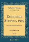 Image for Englische Studien, 1907, Vol. 38: Organ fur Englische Philologie (Classic Reprint)