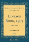 Image for Lineage Book, 1907, Vol. 61: 60001-61000 (Classic Reprint)