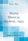 Image for Maine Medical Journal, 1933, Vol. 24 (Classic Reprint)