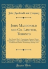 Image for John Macdonald and Co. Limited, Toronto: Dry Goods, Men&#39;s Furnishings, Carpets, House Furnishings, Ladies&#39; and Children&#39;s Ready-to-Wear, Woollens and Tailors&#39; Trimmings; Spring 1914 (Classic Reprint)