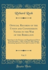 Image for Official Records of the Union and Confederate Navies in the War of the Rebellion, Vol. 5: Operations in the Potomac and Rappahannock Rivers From December 7, 1861, to July 31, 1865; Atlantic Blockading