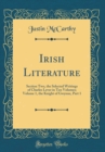 Image for Irish Literature: Section Two, the Selected Writings of Charles Lever in Ten Volumes; Volume 1, the Knight of Gwynne, Part 1 (Classic Reprint)