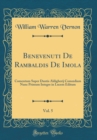Image for Benevenuti De Rambaldis De Imola, Vol. 5: Comentum Super Dantis Aldigherij Com?diam Nunc Primum Integre in Lucem Editum (Classic Reprint)