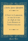 Image for A Visit to Labrador, in the Autumn of 1848, by the Late Bishop of Newfoundland (Classic Reprint)