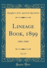 Image for Lineage Book, 1899, Vol. 29: 28001-29000 (Classic Reprint)
