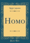 Image for Homo (Classic Reprint)