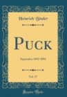 Image for Puck, Vol. 17: September 1892-1893 (Classic Reprint)