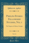 Image for Phelps-Stokes Fellowship Studies, No; 1, Vol. 14: The Negroes of Athens, Georgia (Classic Reprint)