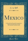 Image for Mexico: As Described in Personal Correspondence Between Mr. Ben Slaevin North His Friend Mr. Seymour South (Classic Reprint)