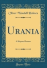 Image for Urania: A Rhymed Lesson (Classic Reprint)