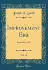 Image for Improvement Era, Vol. 14: September, 1911 (Classic Reprint)