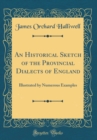 Image for An Historical Sketch of the Provincial Dialects of England: Illustrated by Numerous Examples (Classic Reprint)