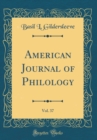 Image for American Journal of Philology, Vol. 37 (Classic Reprint)