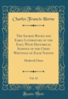 Image for The Sacred Books and Early Literature of the East, With Historical Surveys of the Chief Writings of Each Nation, Vol. 12: Medieval China (Classic Reprint)