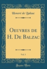 Image for Oeuvres de H. De Balzac, Vol. 3 (Classic Reprint)