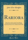 Image for Rariora, Vol. 3: Being Notes of Some of the Printed Books, Manuscripts, Historical Documents, Medals, Engravings, Pottery, Etc;, Collected (1858-1900) (Classic Reprint)