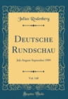 Image for Deutsche Rundschau, Vol. 140: Juli-August-September 1909 (Classic Reprint)
