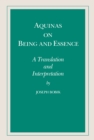 Image for Aquinas on Being and Essence