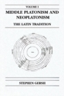 Image for Middle Platonism and Neoplatonism, Volume 1 : The Latin Tradition