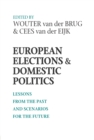 Image for European Elections and Domestic Politics