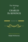 Image for Writings of Charles De Koninck: Volume 2 : Volume 2