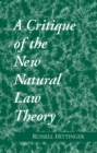 Image for Critique of the New Natural Law Theory : 7