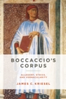 Image for Boccaccio&#39;s corpus: allegory, ethics, and vernacularity : volume 15