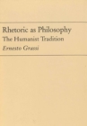 Image for Rhetoric as Philosophy