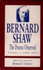 Image for The Drama Observed : Bernard Shaw