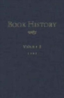 Image for Book History, Vol. 1